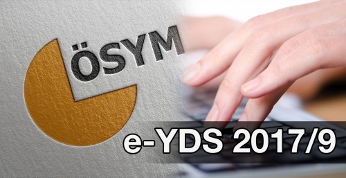 e-YDS 2017/9 Başvuruları