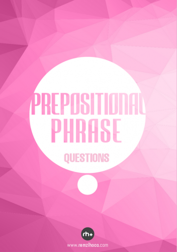 Prepositional Phrase Soruları