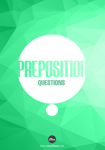 Preposition Soruları 1