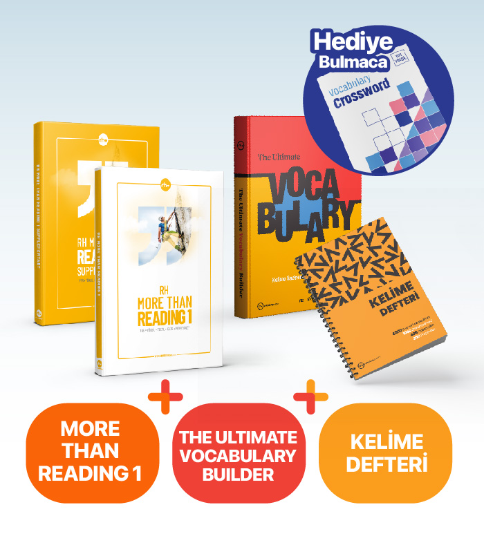 More Than Reading 1 + Vocabulary Builder + Kelime Defteri