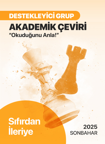 2025/2 Sıfırdan Akademik Çeviri Grubu