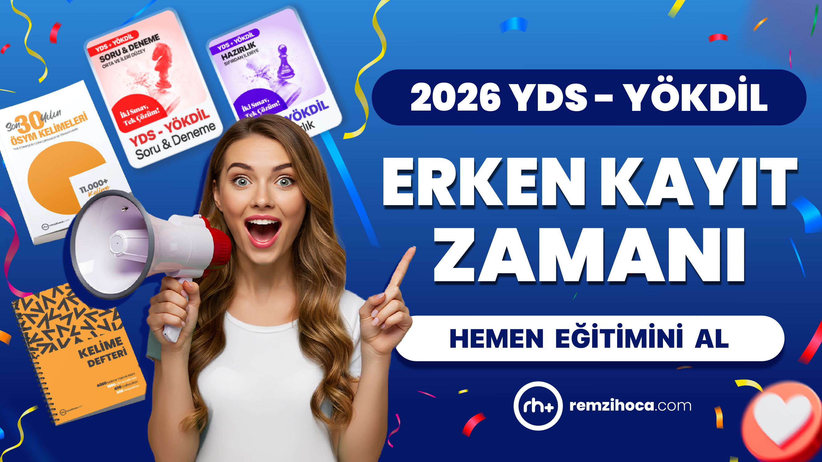 Remzi Hoca 2026 İlkbahar YDS - YÖKDİL 1. Erken Kayıt İndirimleri