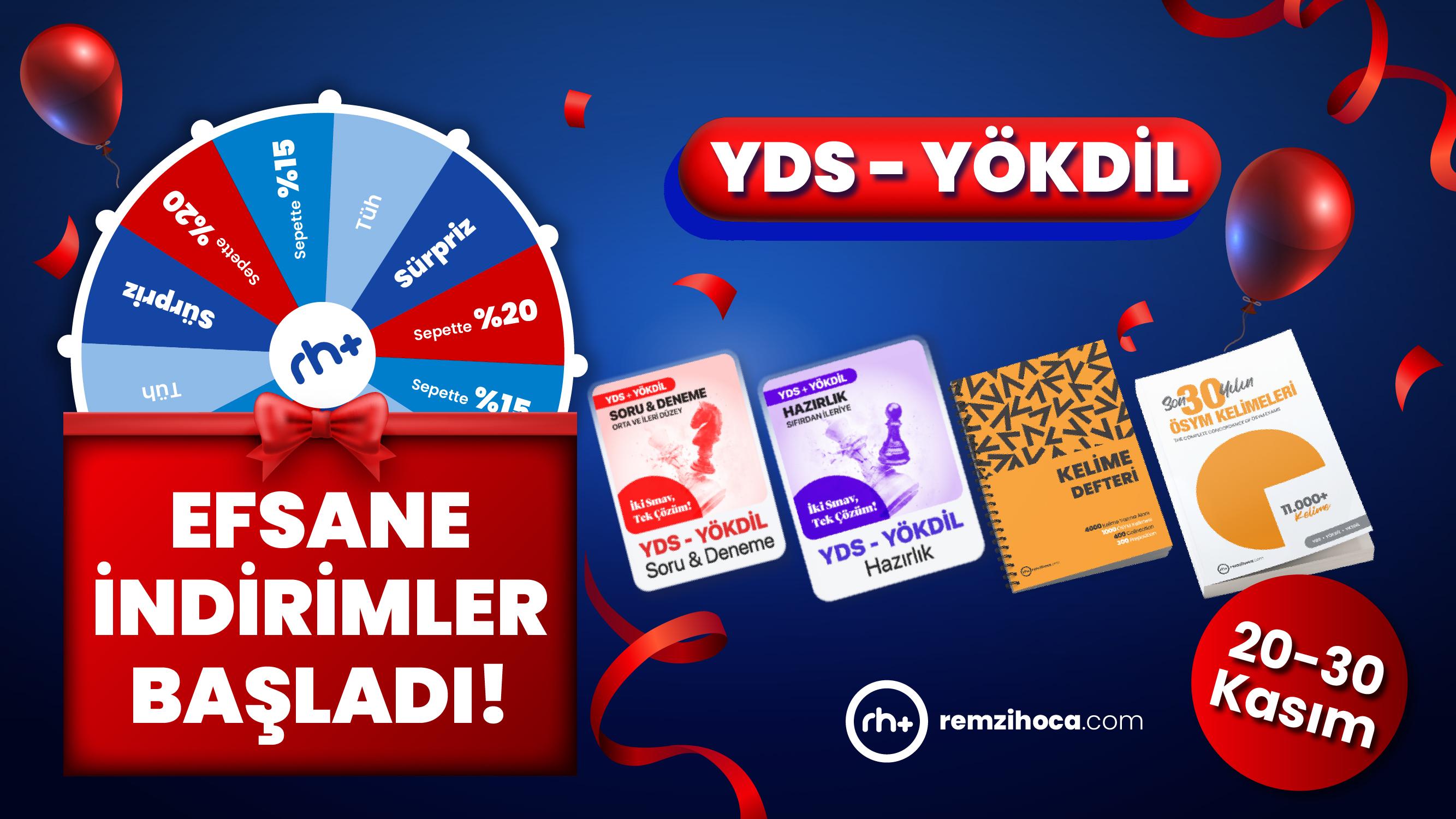 Remzi Hoca YDS - YÖKDİL Efsane Cuma İndirimleri