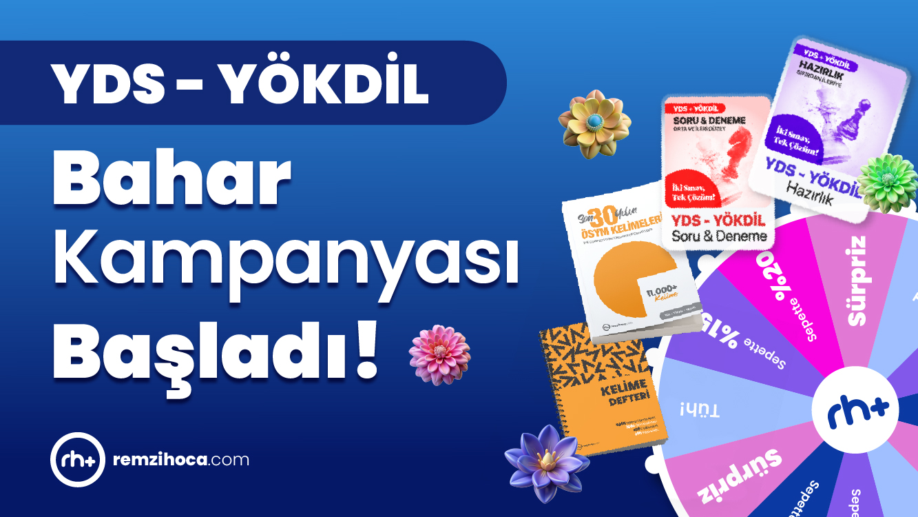 Remzi Hoca YDS - YÖKDİL Bahar Kampanyası Katılım Koşul ve Kuralları