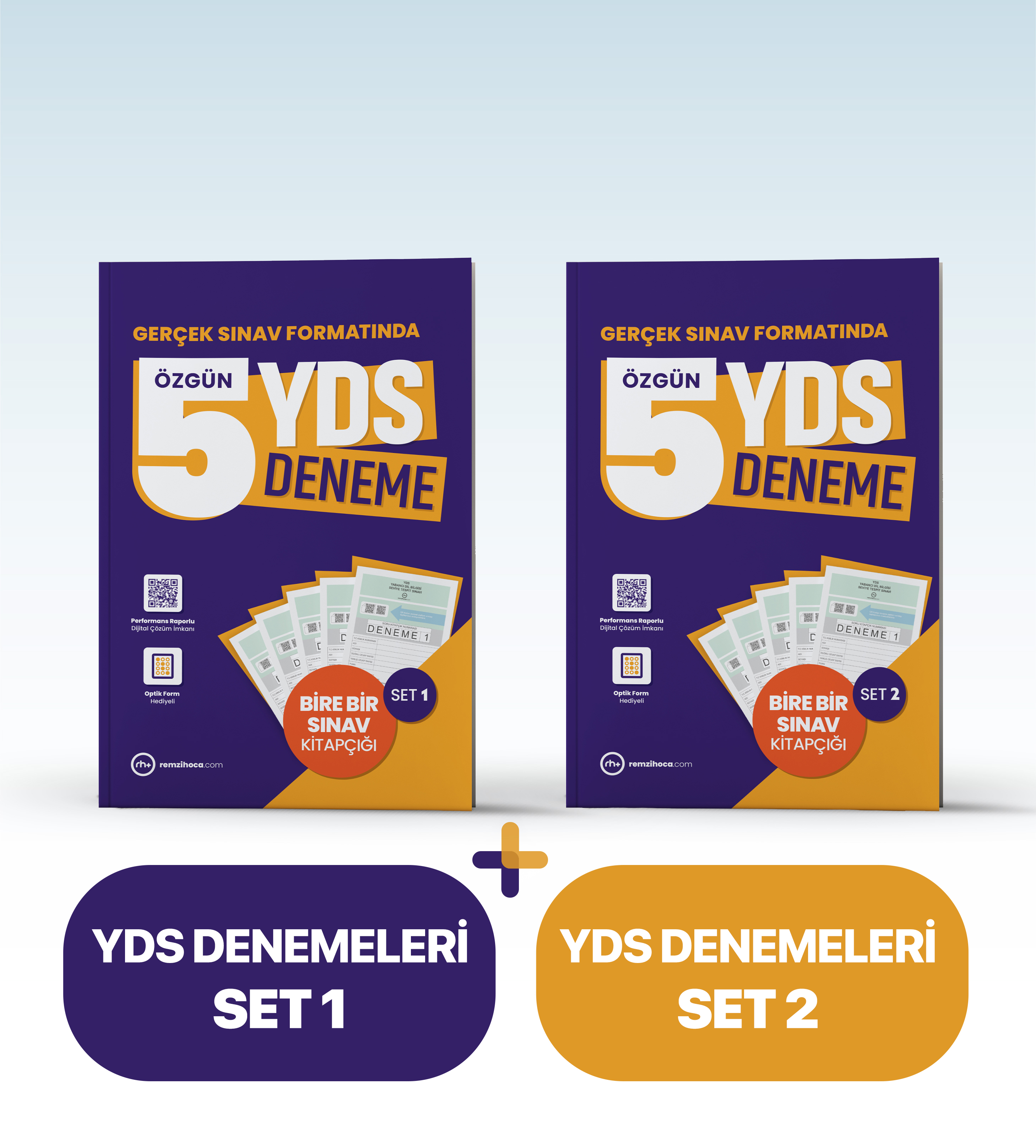 5'li Tıpkı Basım YDS Denemeleri | 1+2