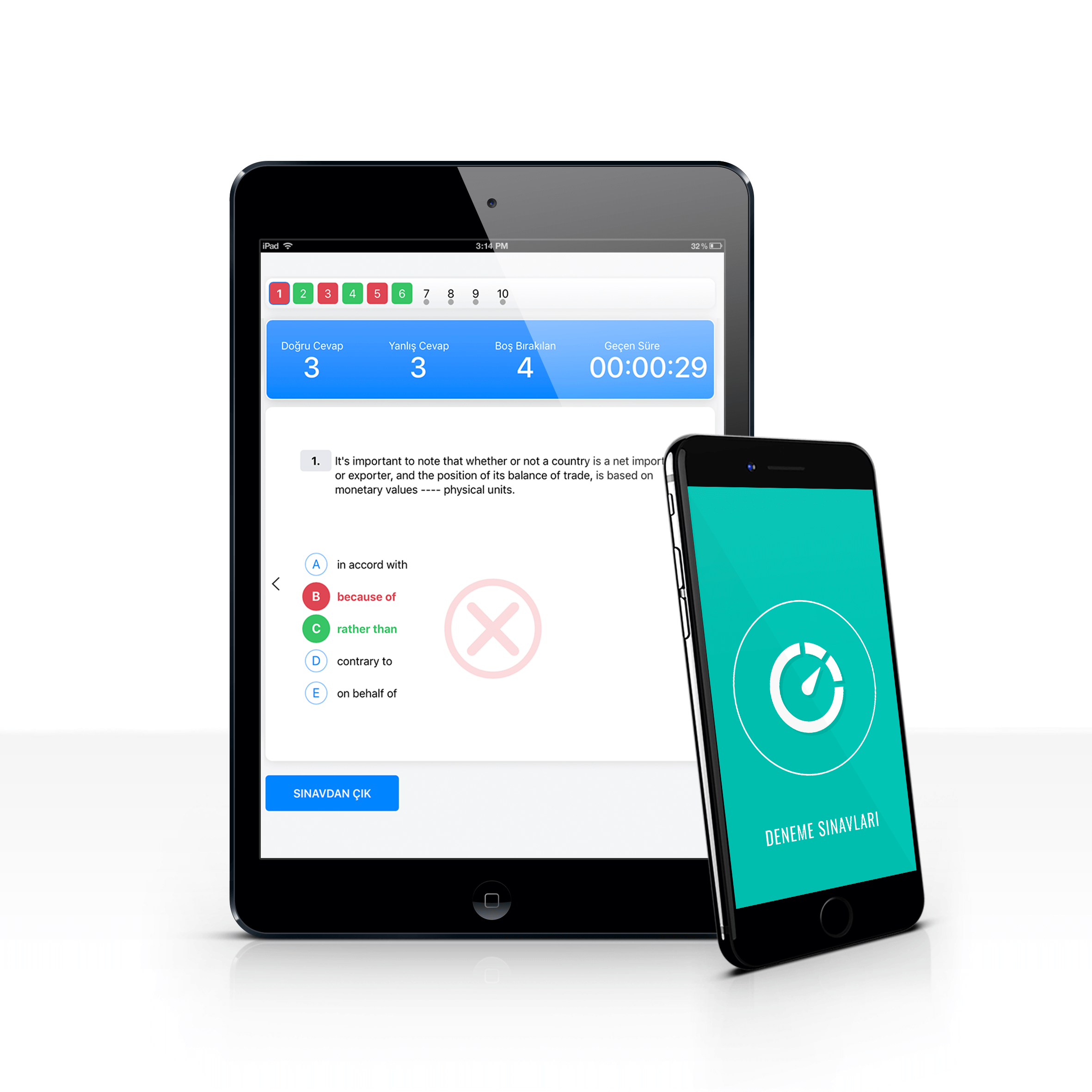 YÖKDİL Sosyal Bilimler Deneme Sınavları Açıklamalı e-Deneme Sınavları