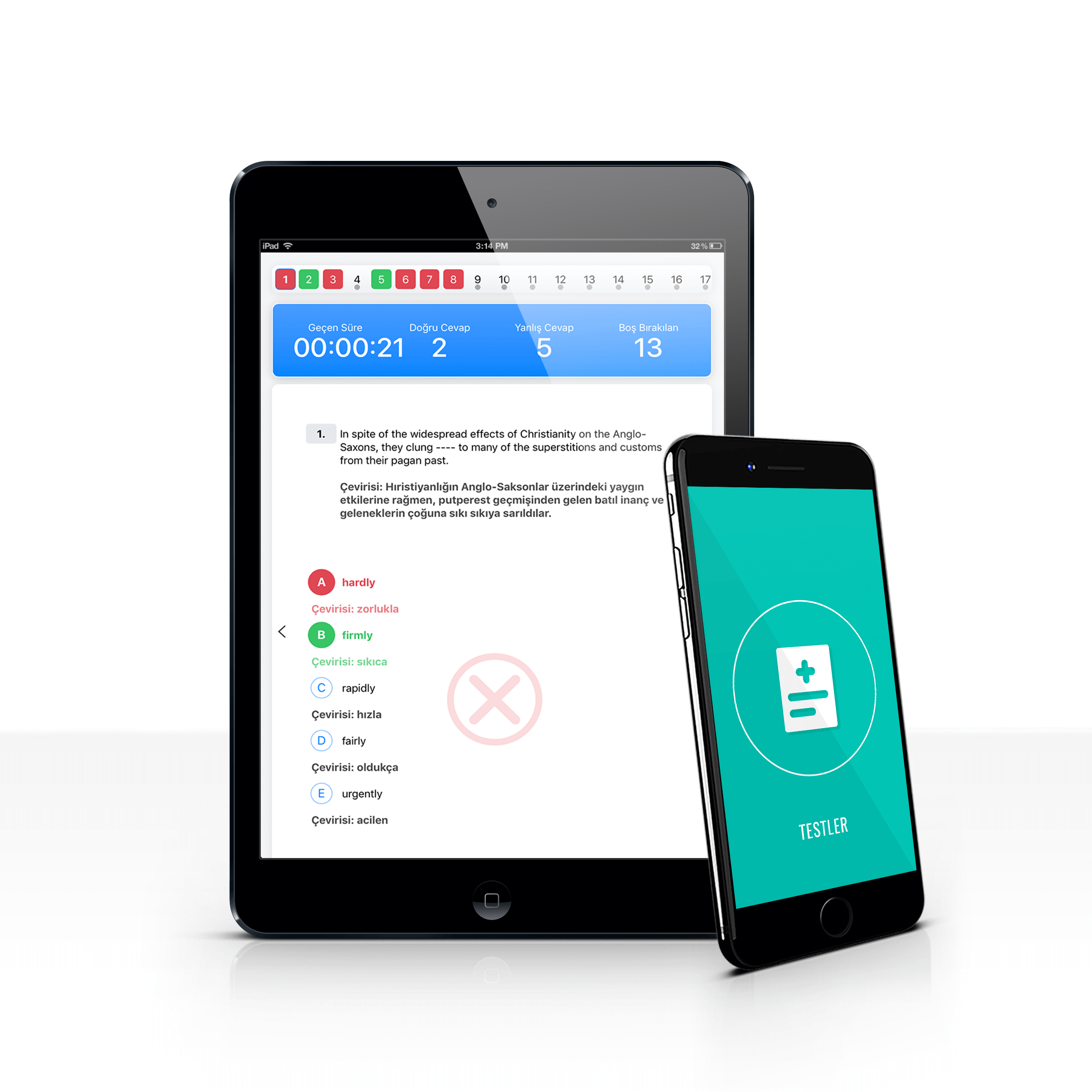 YÖKDİL Sosyal Bilimler Deneme Sınavları e-Test-12069