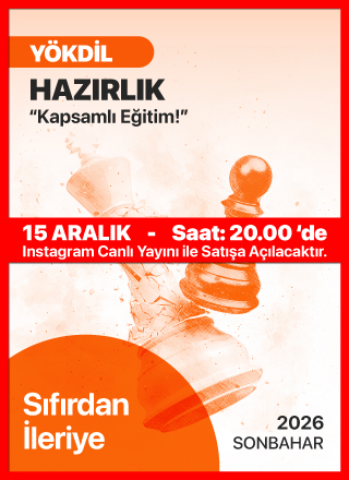 2026 Sonbahar YÖKDİL Hazırlık Grubu