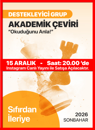 2026 Sonbahar Sıfırdan Akademik Çeviri Grubu