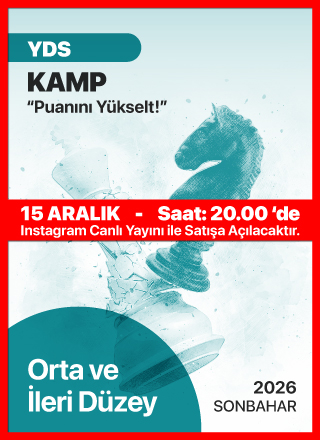 2026 Sonbahar YDS Kampı