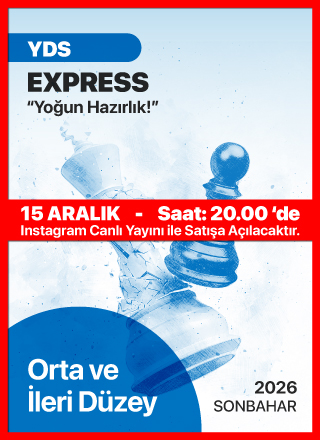 2026 Sonbahar YDS Express Grubu