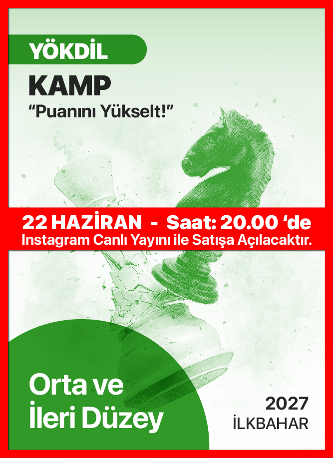 2027 İlkbahar YÖKDİL Kampı